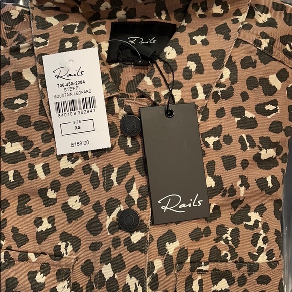 NWT Rails XS leopard jacket - Picture 5 of 6